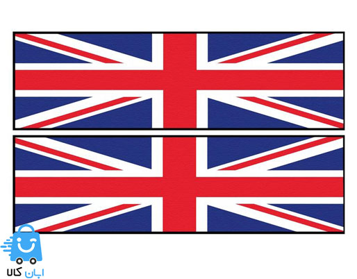 خرید برچسب پارکابی خودرو طرح پرچم انگلیس