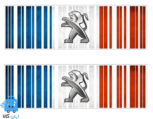 خرید برچسب پارکابی خودرو طرح پرچم فرانسه