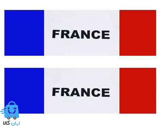 خرید برچسب پارکابی خودرو طرح پرچم فرانسه
