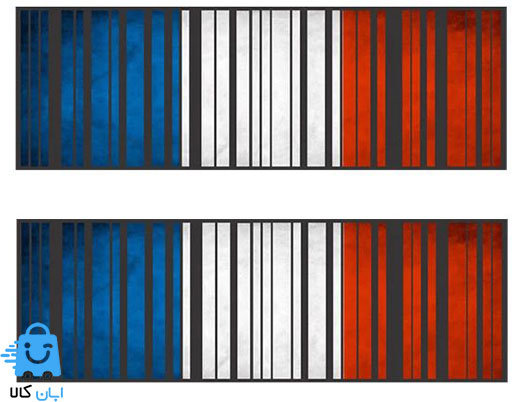 خرید برچسب پارکابی خودرو طرح پرچم فرانسه