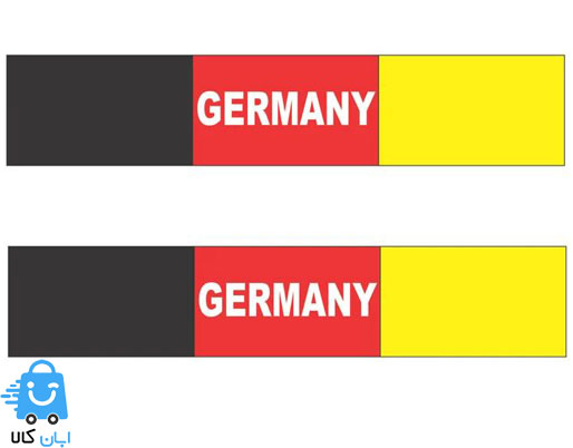 خرید برچسب پارکابی خودرو طرح پرچم آلمان