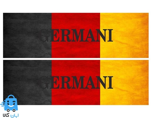 خرید برچسب پارکابی خودرو طرح پرچم آلمان