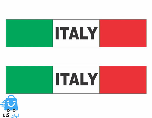خرید برچسب پارکابی خودرو طرح پرچم ایتالیا