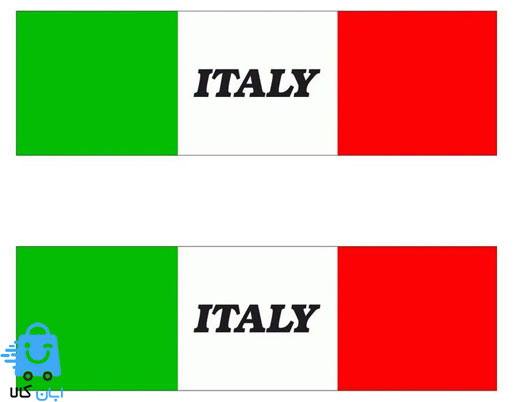 خرید برچسب پارکابی خودرو طرح پرچم ایتالیا