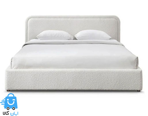 خرید تخت‌ خواب استاندارد دونفره با پارچه تدی