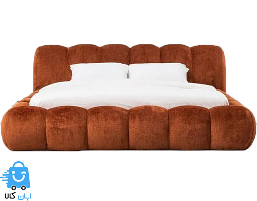 خرید تخت‌ خواب استاندارد دونفره با پارچه تدی