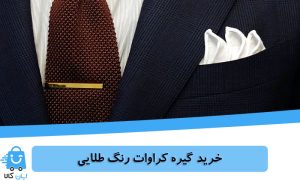 خرید گیره کراوات رنگ طلایی